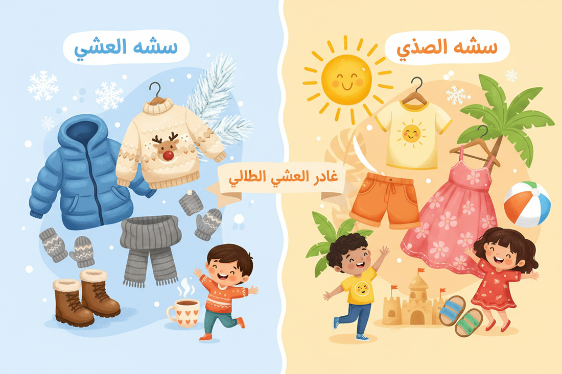 دليلك الشامل لاختيار ملابس الأطفال المناسبة للشتاء والصيف